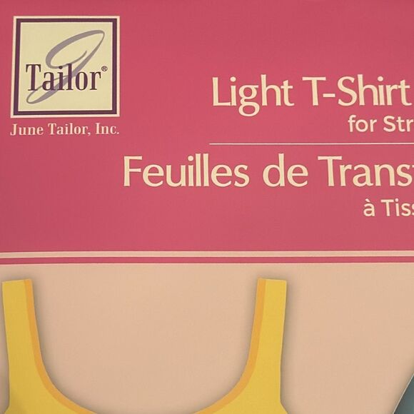 June Tailor Light T-Shirt Transfer Sheets Set of 3 Sheets NWT - Picture 7 of 8